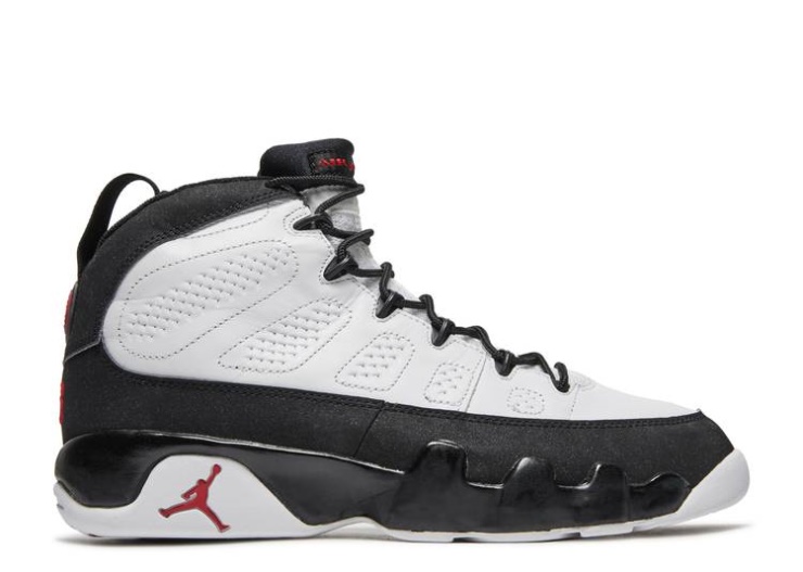 Air Jordan 9 Retro - White Black Red 2002