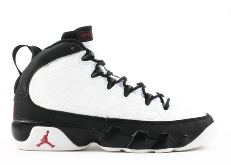 Air Jordan 9 Retro Gs White/Black/True Red