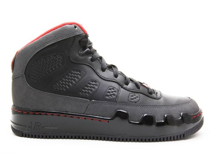 Air Jordan Fusion 9 Black/Red/Dark Charcoal