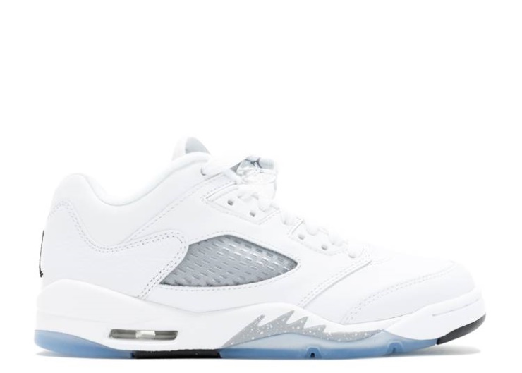 Air Jordan 5 Low Gs - White Wolf Grey