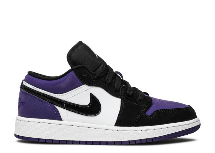 Air Jordan 1 Low Gs - Court Purple