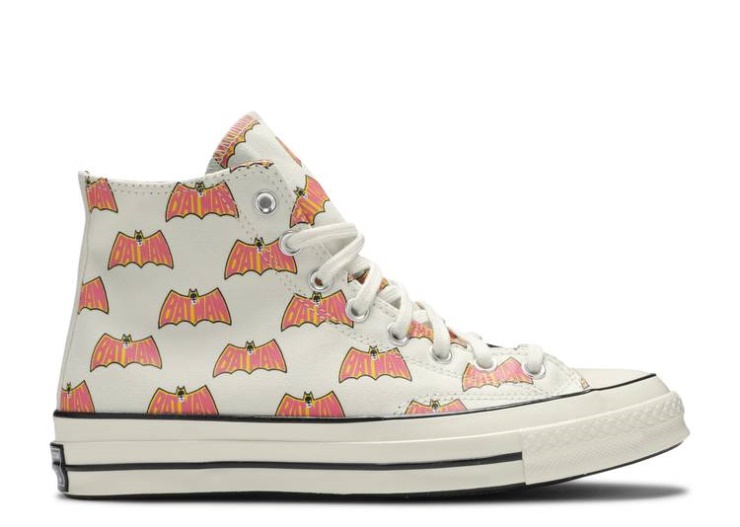 Converse Batman X Chuck 70 High - 80Th Anniversary Egret/Pink/Black