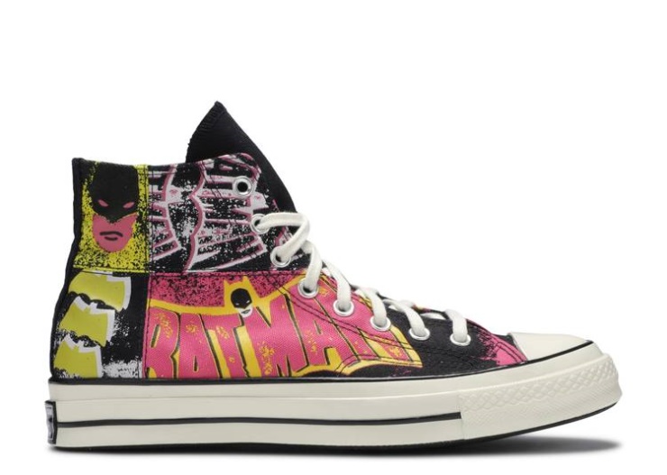 Converse Batman X Chuck 70 High - 80Th Anniversary Black/Hot Pink/Egret