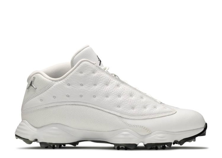 Air Jordan 13 Golf - White Metallic