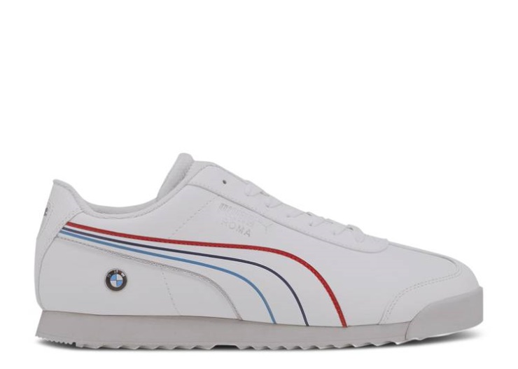 Puma Bmw Motorsport X Roma - Tricolor Stripes White/White