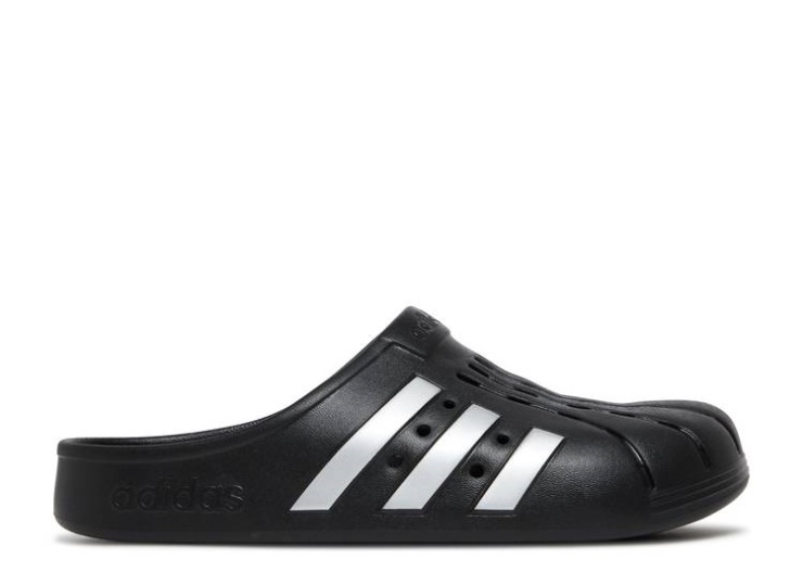 Adidas Adilette Clog - Black Silver