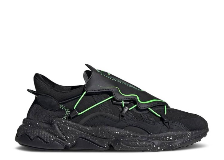 Adidas Ozweego - Black Solar Green