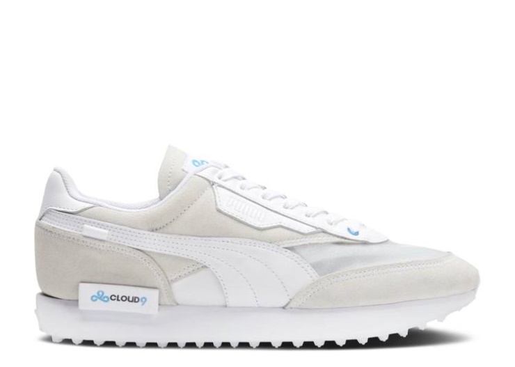 Puma Cloud9 X Future Rider - White Cyan