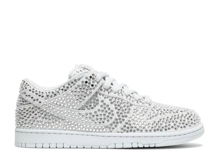 Nike Cactus Plant Flea Market X Swarovski X Dunk Low - Pure Platinum