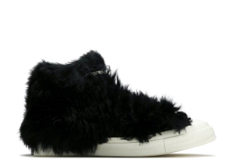 Converse Ambush X Chuck 70 High - Fuzzy Black/Egret