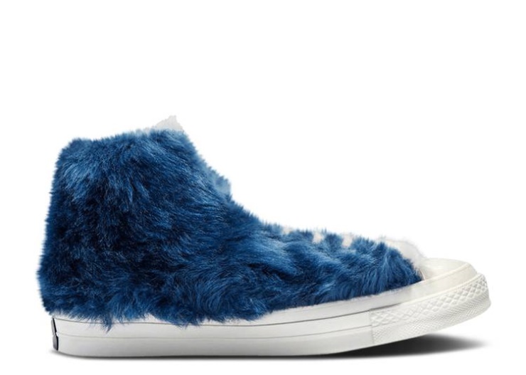 Converse Ambush X Chuck 70 High - Fuzzy Navy Blue/Camel/Egret