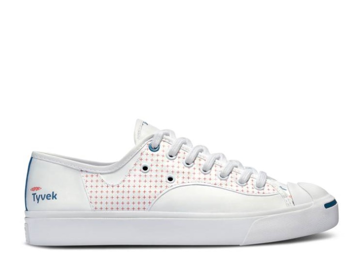 Converse Dupont Tyvek X Jack Purcell Rally - White Princess Blue