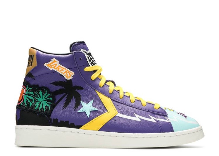 Converse Chinatown Market X Pro Leather High - Lakers Championship Jacket