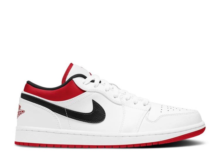 Air Jordan 1 Low - White Univeristy Red