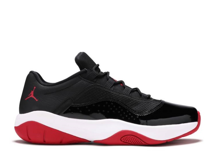 Air Jordan 11 Cmft Low - Bred Black/Gym Red/White