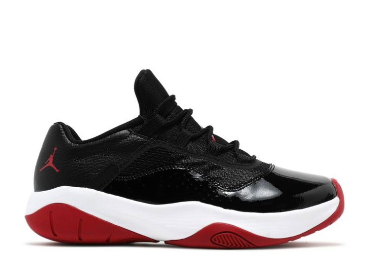 Air Jordan 11 Cmft Low Gs - Bred Black/Gym Red/White