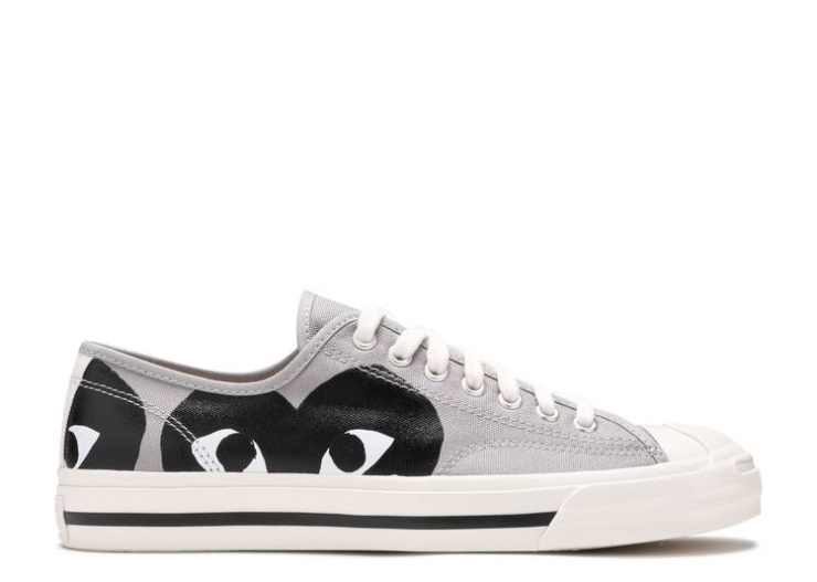 Converse Comme Des Garçons Play X Jack Purcell - Drizzle Black