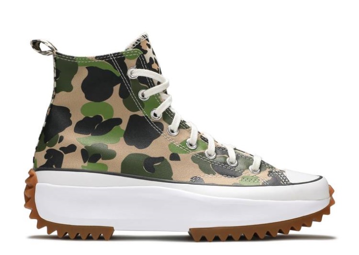 Converse Run Star Hike High - Archive Print Camo