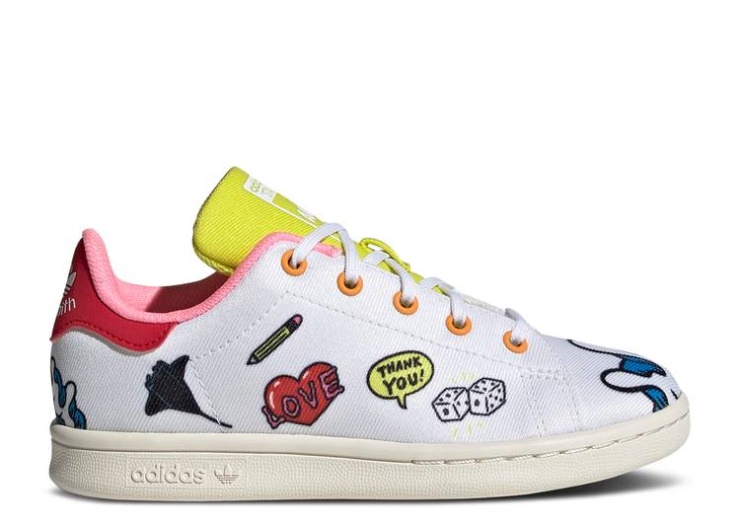 Adidas Aaron Kai X Stan Smith Primeblue Little Kid - Doodles