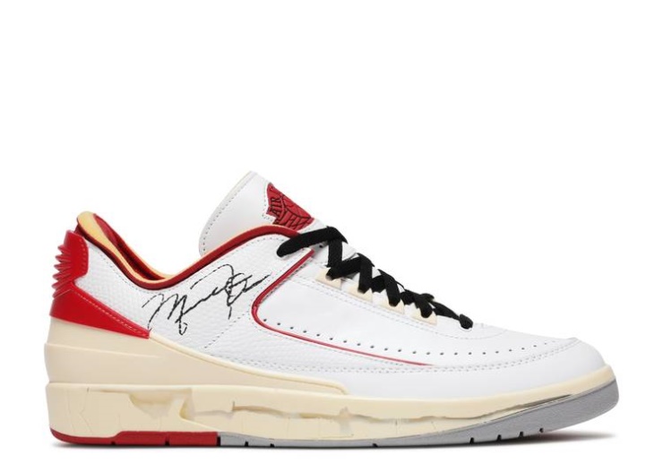 Off-White X Air Jordan 2 Retro Low Sp - White Varsity Red