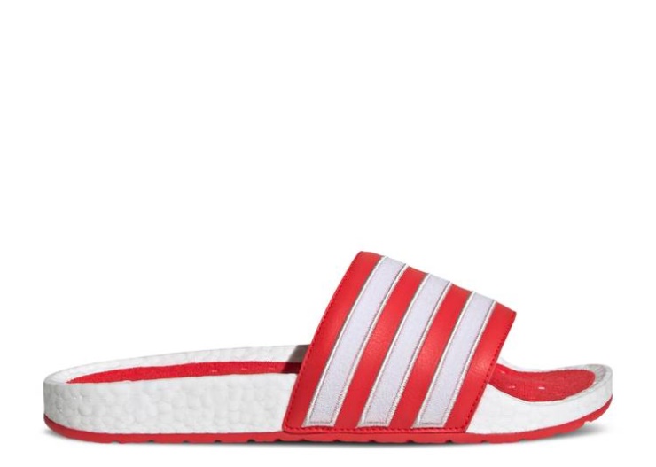 Adidas Adilette Boost Slide - White Red