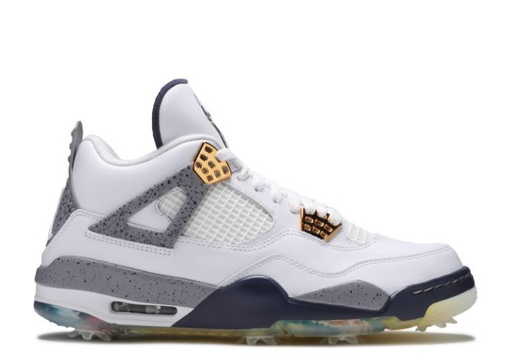 Air Jordan 4 Golf - White Midnight Navy