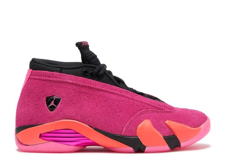 Wmns Air Jordan 14 Retro Low - Shocking Pink