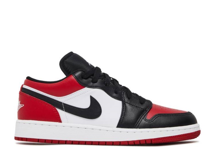 Air Jordan 1 Low Gs - Bred Toe