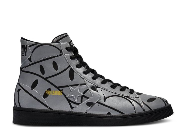 Converse Chinatown Market X Pro Leather High - All Over Smiley