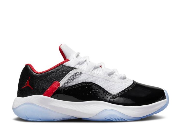 Air Jordan 11 Cmft Low Gs - White Black University Red