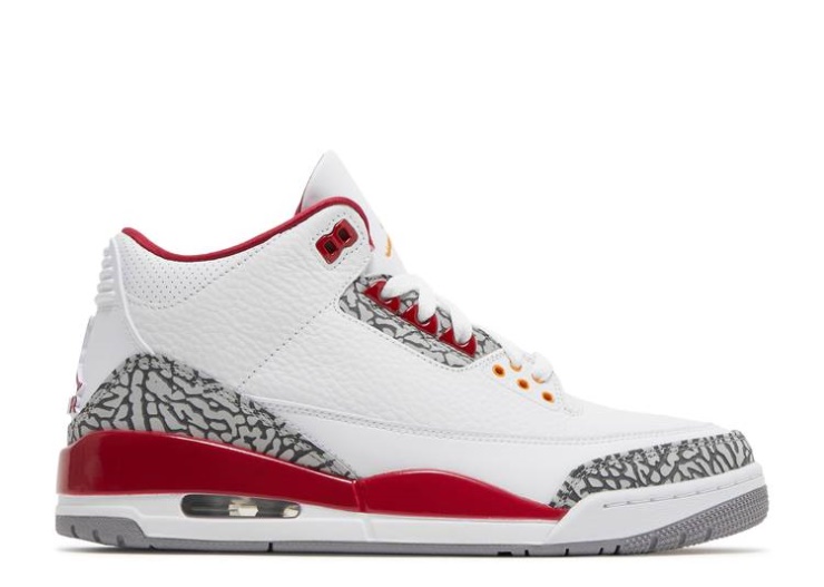 Air Jordan 3 Retro - Cardinal Red