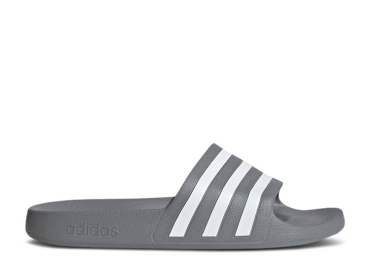 Adidas Adilette Aqua Slides - Grey