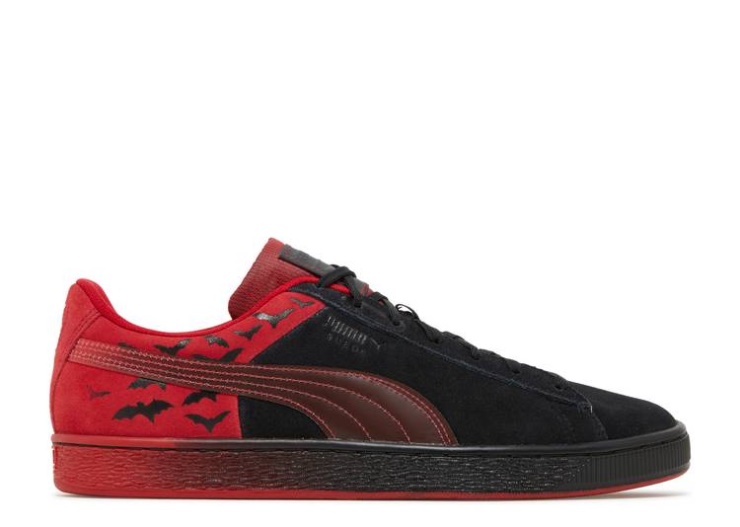 Puma Batman X Suede Classic - Black Barbados Cherry