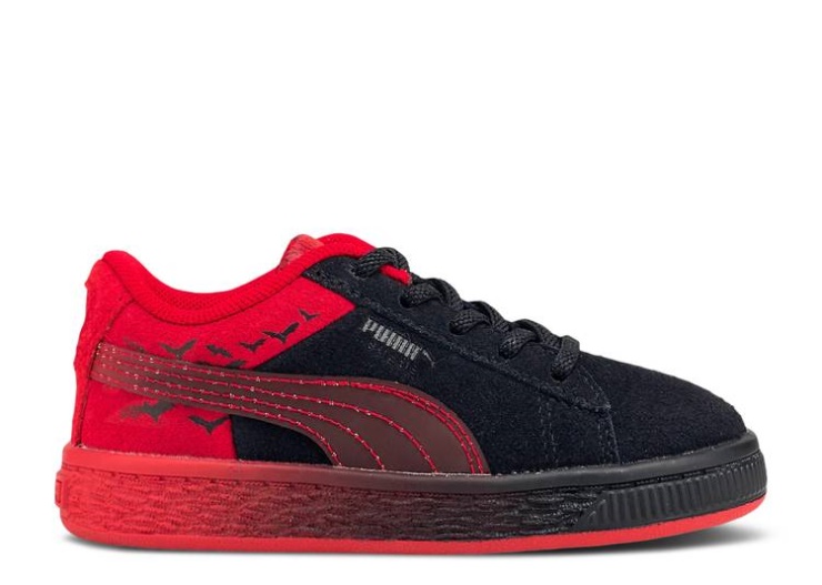 Puma Batman X Suede Classic Infant - Black Barbados Cherry