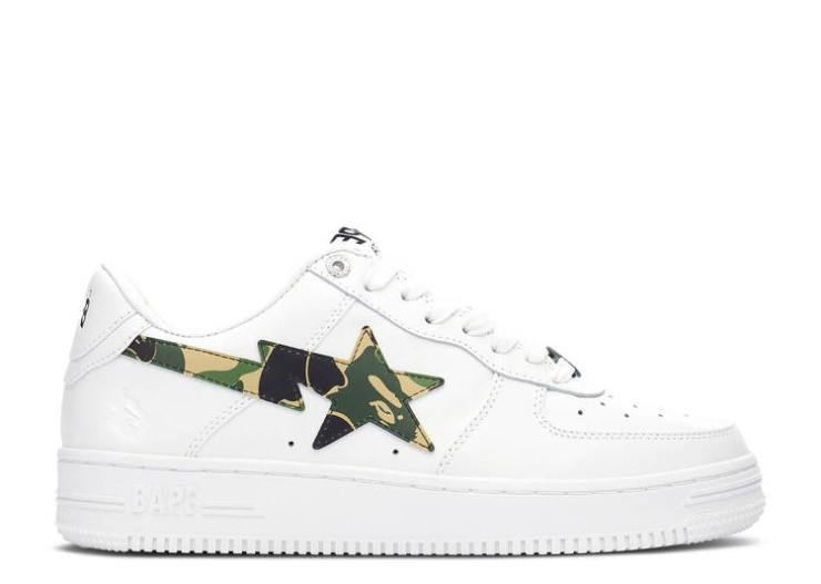 Bapesta - Abc Camo White/Green