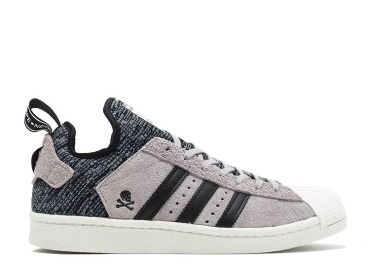 Adidas A Bathing Ape X Neighborhood X Superstar Boost - Grey Black