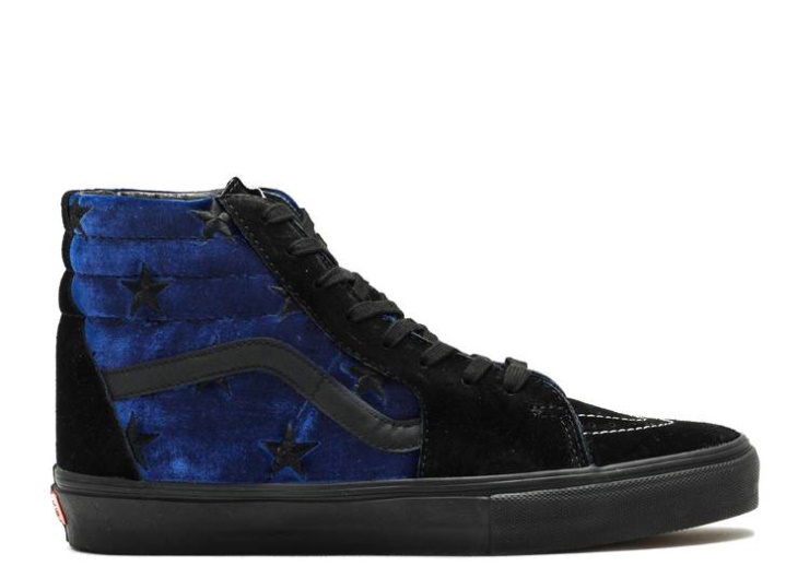 Vans Supreme X Sk8-Hi Pro - Velvet Pack Navy/Black/White