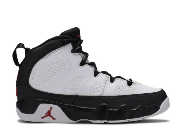 Air Jordan 9 Retro Ps - White Varsity Red