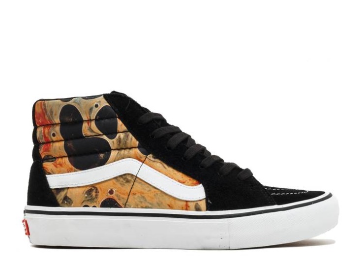 Vans Andres Serrano X Supreme X Sk8-Hi - Blood And Semen