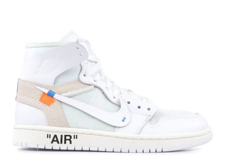 Off-White X Air Jordan 1 Retro High Og Bg - White 2018