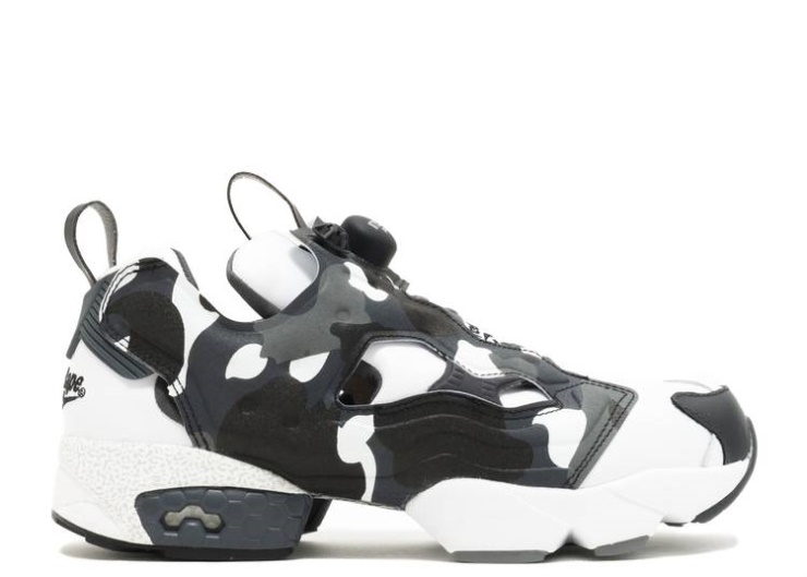 Reebok A Bathing Ape X Mita X Instapump Fury - White Black Camo